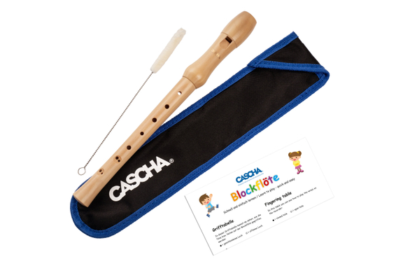 Cascha HH2130 Holzblockflöte Barocke Griffweise Set image 4