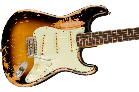 Fender Mike McCready Stratocaster RW 3 Color Sunburst Aged image 4