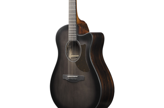 Ibanez AAM70CE-TBN Transparent Charcoal Burst image 4