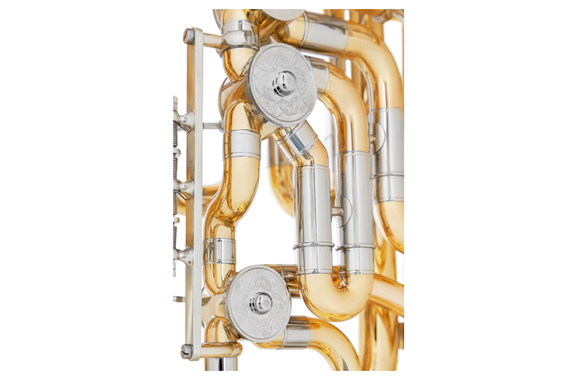 Lechgold FT-20/6GL Tuba en Fa en laiton doré verni image 4