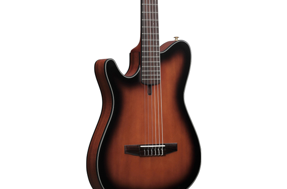 Ibanez FRH10NL-BSF Gitaar Brown Sunburst Flat image 4