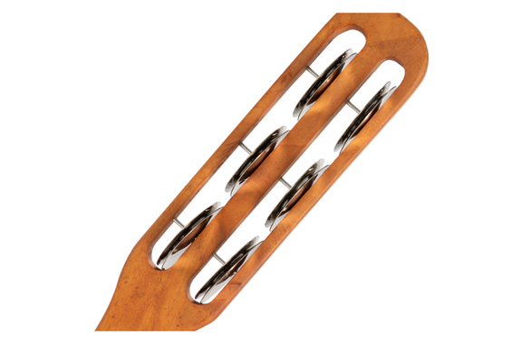 XDrum TS-1 Tambourine Stick Legno Naturale Set da 3 image 4