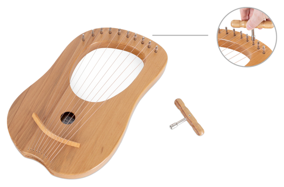 Classic Cantabile LH-10 Lyra Harfe 10 Saiten image 4