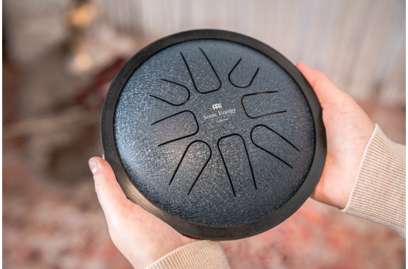 Meinl Sonic Energy Small Steel Tongue Drum Navy Blue image 4