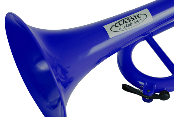 Classic Cantabile PTP-10BL MardiBrass Kunststoff Bb-Trompete Blau  - Retoure (Zustand: sehr gut) image 4