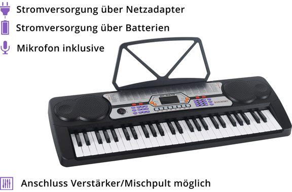 McGrey BK-5410 Set Clavier Débutant incl. Support + Banc image 4