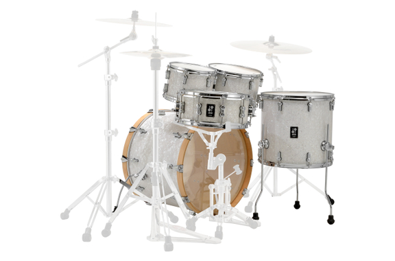 Sonor AQ2 Stage Shell Set White Pearl Con Juego De Fundas image 4