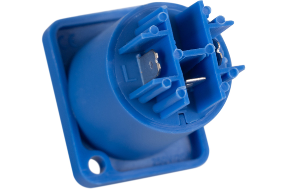 Pronomic PowPID BU Powerplug Inbouwconnector Blauw image 4