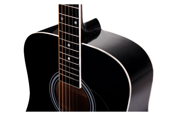 Classic Cantabile Westerngitaar Starterset incl. 5-delige Accessoireset zwart image 4