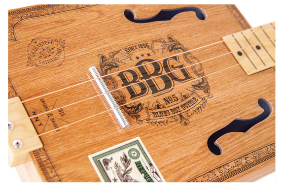 Hinkler BBG Electric Blues Cigar Box Slide Guitar Kit image 4