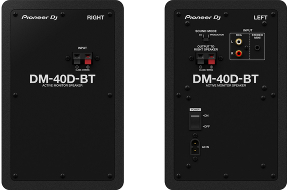 Pioneer DJ DM-40D-BT Monitor da Studio 4" Set Coppia image 4