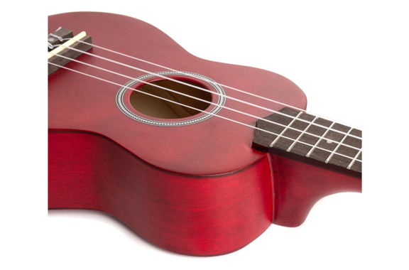 Cascha Soprano Ukulele Red image 4