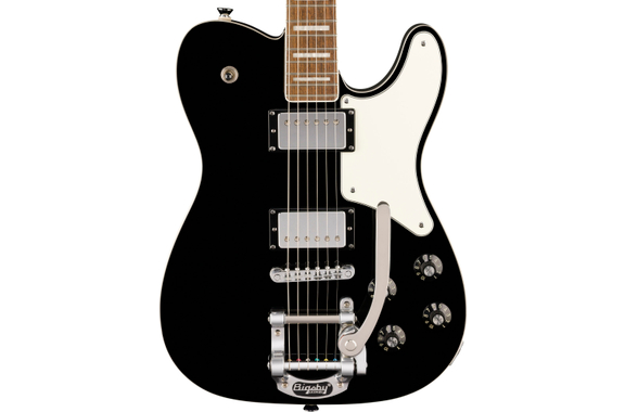 Squier Paranormal Troublemaker Telecaster Deluxe Bigsby Black image 4