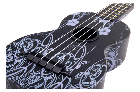 Classic Cantabile BeachBuddy Black Beauty Ukulele Set inkl. Tuner und Schule image 4