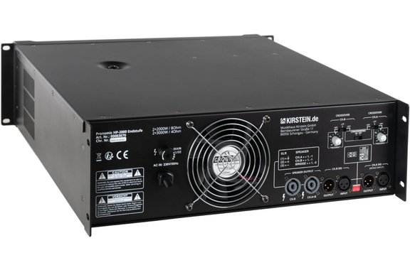 Pronomic HP-2000 Endstufe 2x 3000 Watt image 4