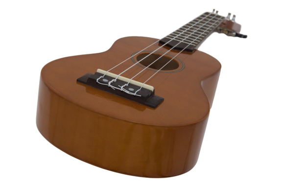Dimavery UK-200 Sopran-Ukulele Braun Set image 4
