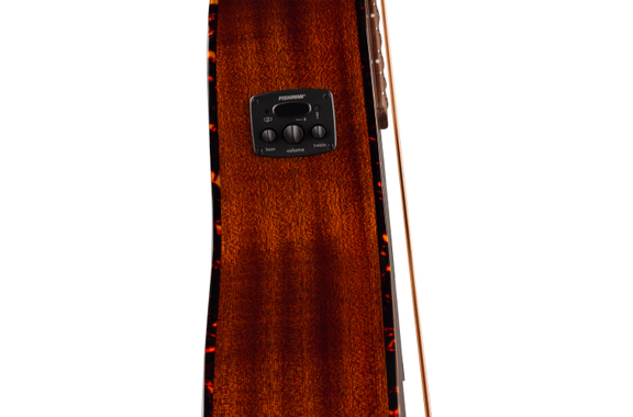 Fender California Deluxe Kingman Bass CE Mahogany Natural image 4