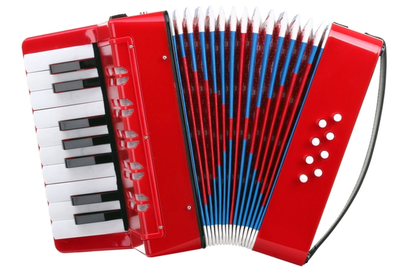 Classic Cantabile Bambino Kinder-Akkordeon, rot, 8 Bässe  - Retoure (Zustand: gut) image 4