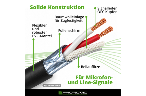 Pronomic MX8/0-100 Sub-Multicore Kabel 100m image 4