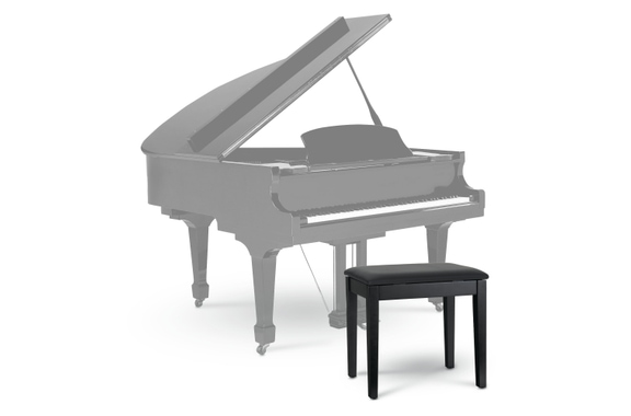 Classic Cantabile Banco De Piano Modelo S Negro Mate image 4
