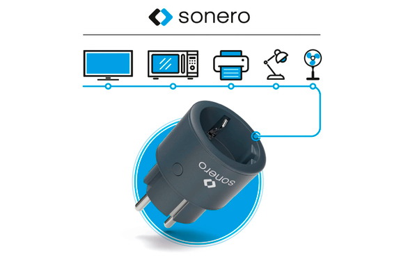 sonero Funksteckdosen-Set 4-fach 2.300 Watt Anthrazit image 4
