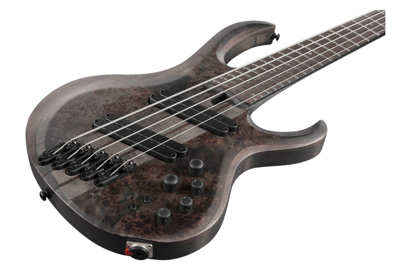 Ibanez BTB805MS-TGF Electric Bass Transparent Grey Flat image 4