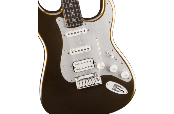 Fender American Ultra II Stratocaster HSS Texas Tea image 4
