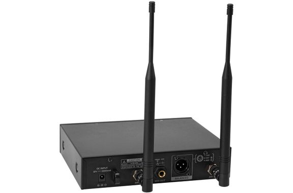 Omnitronic UHF-601 1-Kanal-Funkmikrofon-System 823-832/863-865 MHz image 4