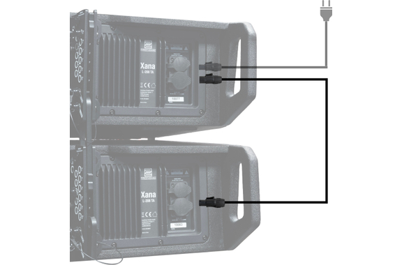Pronomic XANA L-208 TA Verbindungskabel Power Twist image 4
