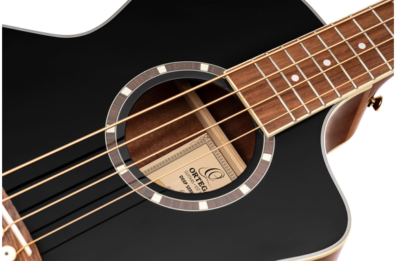 Ortega D8CE-4 Basse Acoustique Gloss Noir image 4