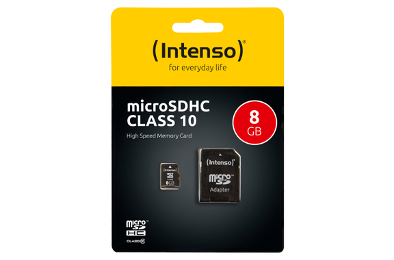 Intenso microSD Card 8 GB Class 10 image 4