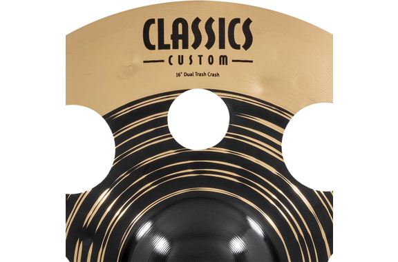 Meinl Classics Custom Dual 16" Trash Crash Set inkl. geradem Beckenständer image 4