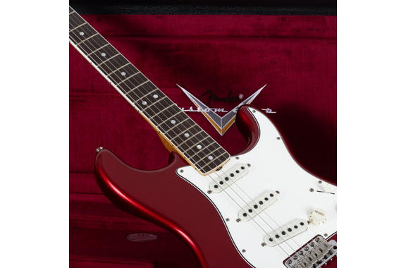 Fender Édition Limitée Roasted '65 Strat DLX Closet Classic Aged Candy Apple Red image 4