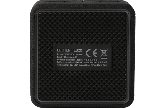 Edifier ES20 Portable Bluetooth Speaker Black image 4