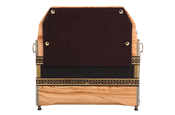 Zupan Vintage IVD, Harmonica Olive G-C-F-B demi-tons, basses mineures, basse H, pression de touche amplifiée image 4