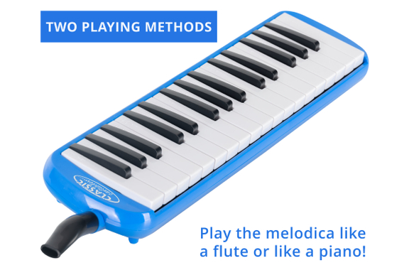 Classic Cantabile FML-32 BU Melodica Blue image 4