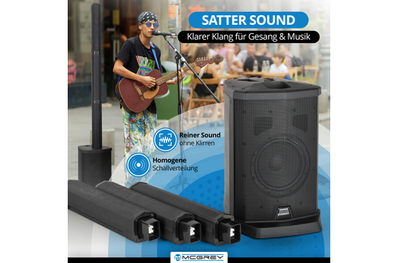McGrey E-208LAB Sistema de Columnas Activas Line Array con Batería Estéreo image 4