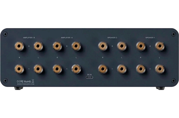 Commutateur Amplificateur/Enceintes Fosi Audio LC30 VU Noir image 4