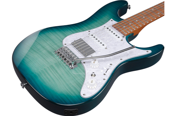 Ibanez AZ22S1F-TXB Guitare Électrique Standard Transparent Turquoise Burst image 4