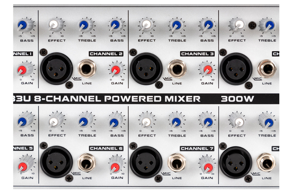 Pronomic PM83U Mixer Amplificato 8 Canali con USB/SD/Bluetooth MP3-Player image 4