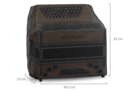 Funda Alpenklang para Acordeón Estírica Negra image 4