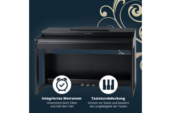 Classic Cantabile DP-230 SM E-Piano schwarz matt image 4