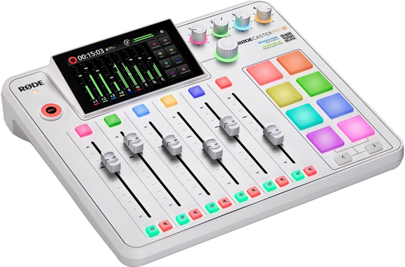 Rode RodeCaster Pro II Weiß Podcast Interview Set image 4