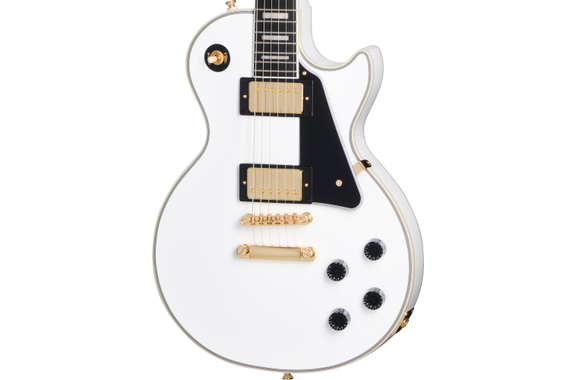 Epiphone Les Paul Custom Alpine White image 4