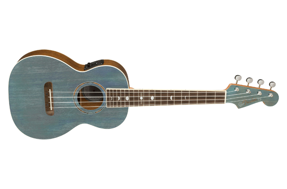 Fender Dhani Harrison Ukulélé Turquoise image 4