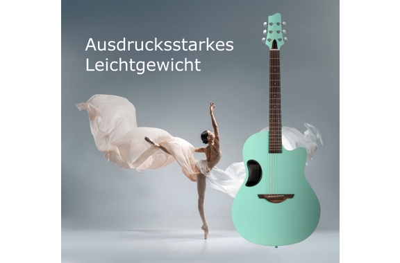 Classic Cantabile CS-100TQ guitarra acústica turquesa - devolución (estado: muy bueno) image 4
