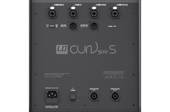 LD Systems CURV 500 PS Système Actif incl. Barre de Distance + Câble Haut-Parleur image 4