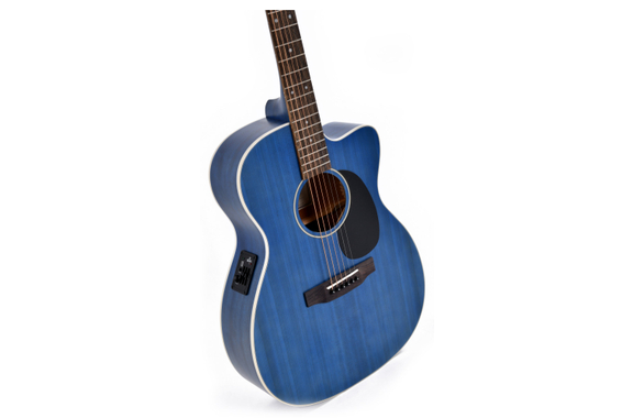 Ditson 000C-10E-TBL Translucent Ultramarine-Blue  - Retoure (Zustand: gut) image 4