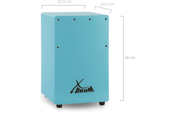 XDrum KC-37B Cajón Infantil Azul image 4