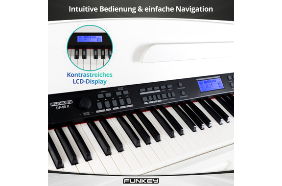 FunKey DP-88 II Digitalpiano wit image 4